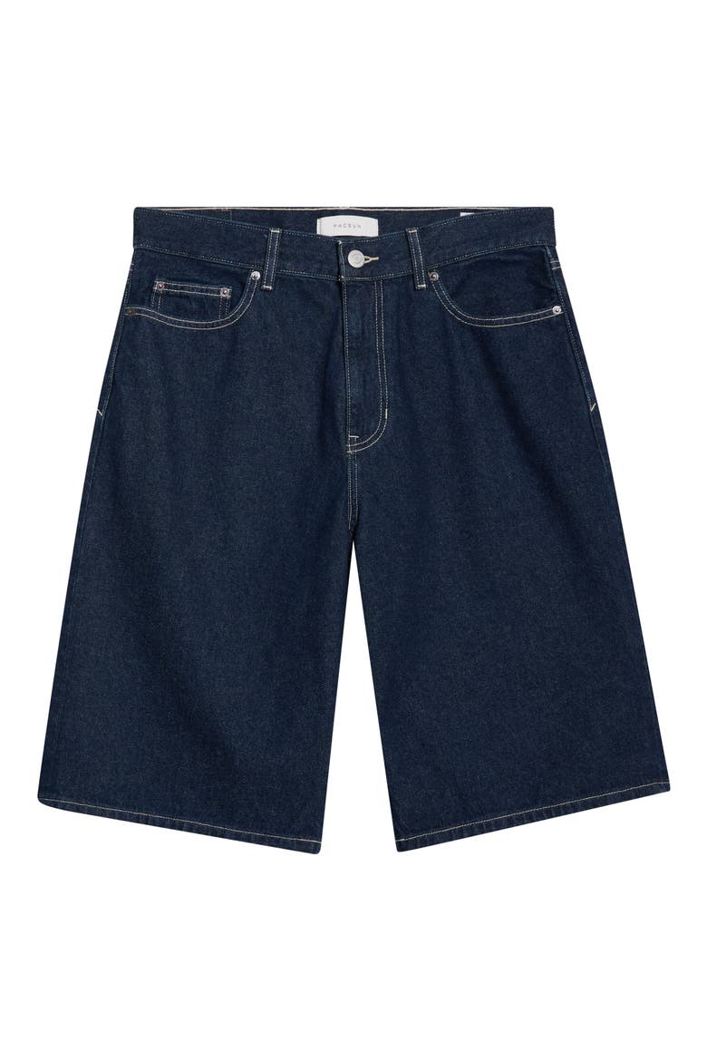Kashton Extreme Baggy Denim Shorts, Alternate, color, DARK INDIGO