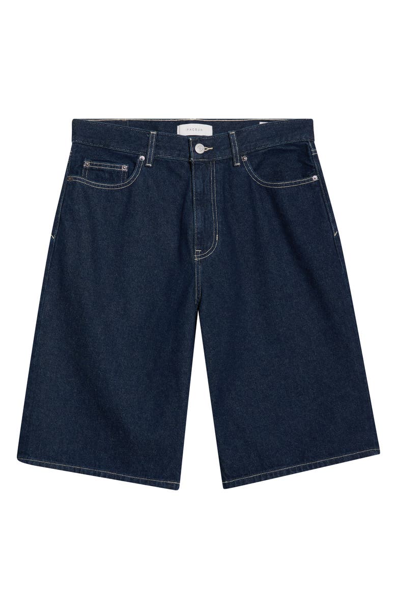 PacSun Kashton Extreme Baggy Denim Shorts, Alternate, color, Dark Indigo