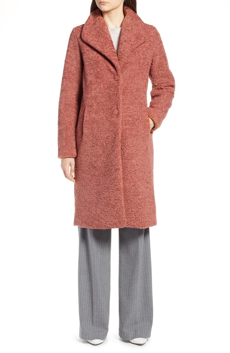 Halogen<sup>®</sup> Faux Fur Coat, Alternate, color, 