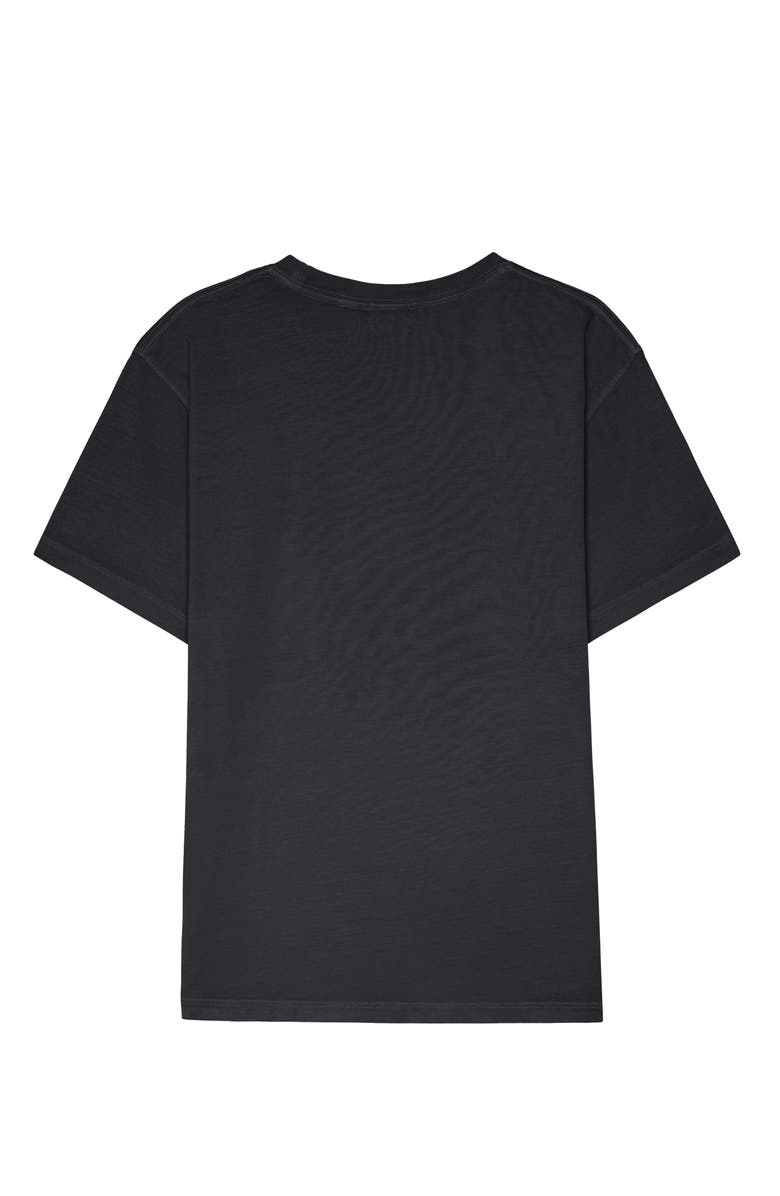 Dalix Mens Ghost Midweight Garment Dye Tee, Alternate, color, Black