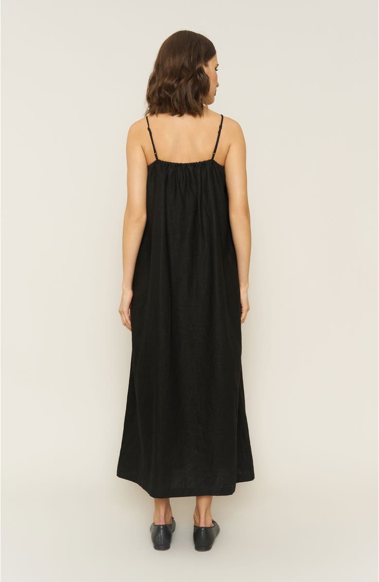 Whimsy + Row Soliel Dress, Alternate, color, Black