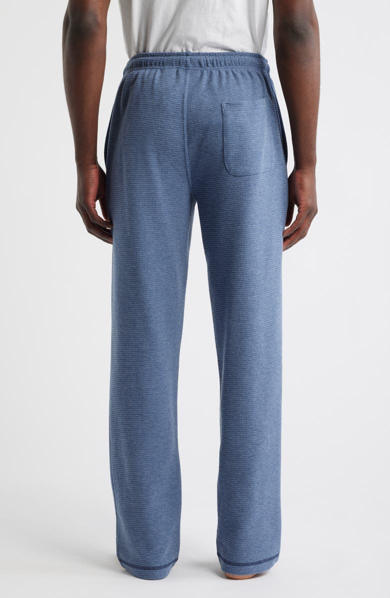 Majestic International Coastal Textured Lounge Pants, Alternate, color, Heather Blue