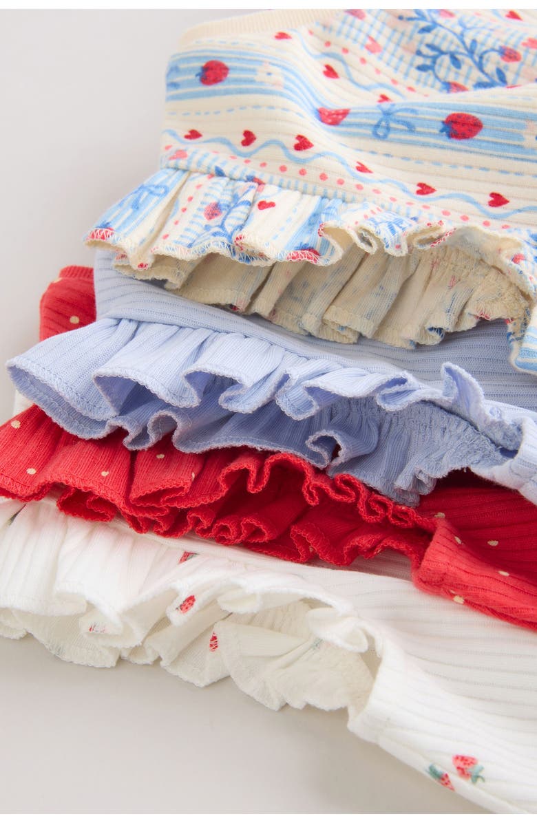 NEXT Pack of 4 Assorted Frill Bodysuits, Alternate, color, Blue