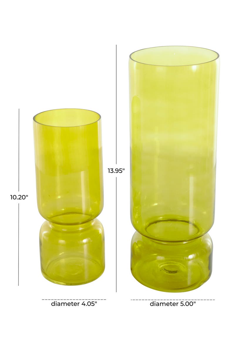 VIVIAN LUNE HOME Set Of 2 Glass Vases, Alternate, color,