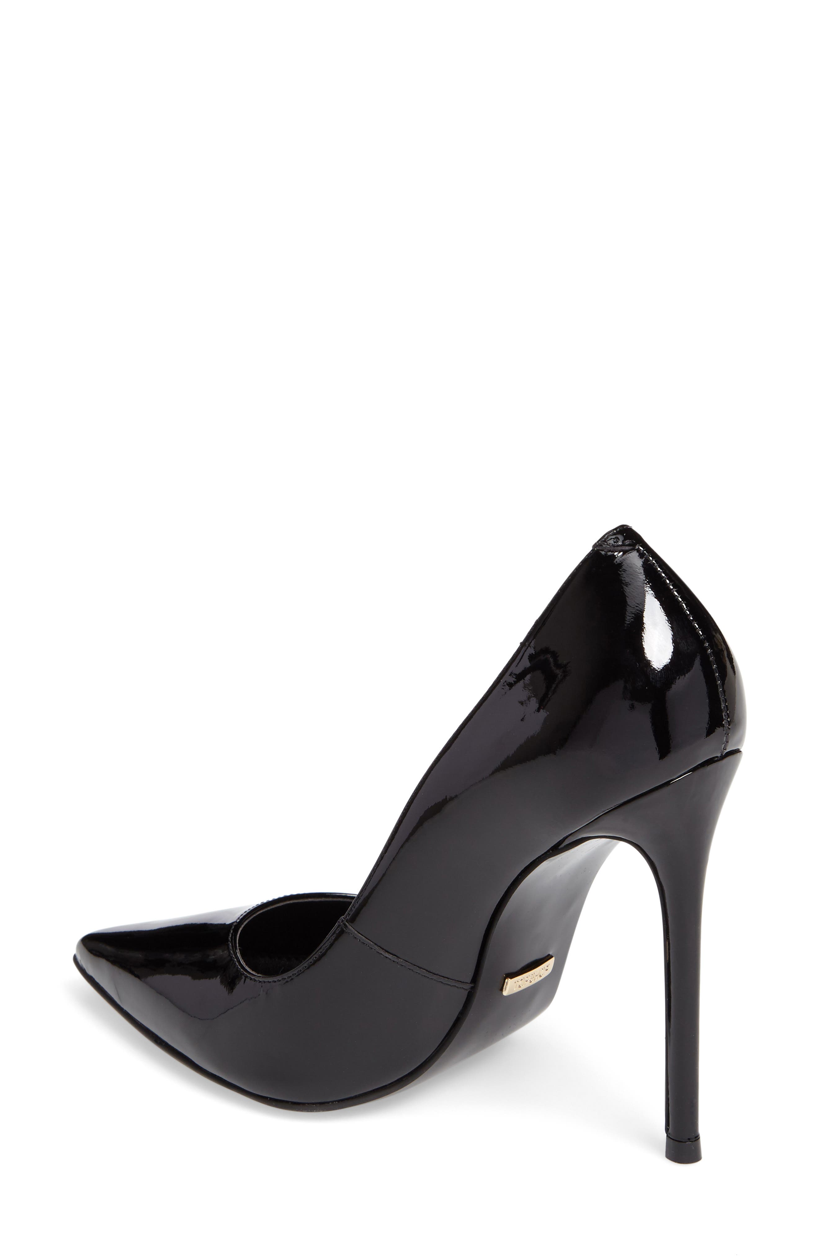 Gamble Pointy Toe Pump, Alternate, color, BLACK