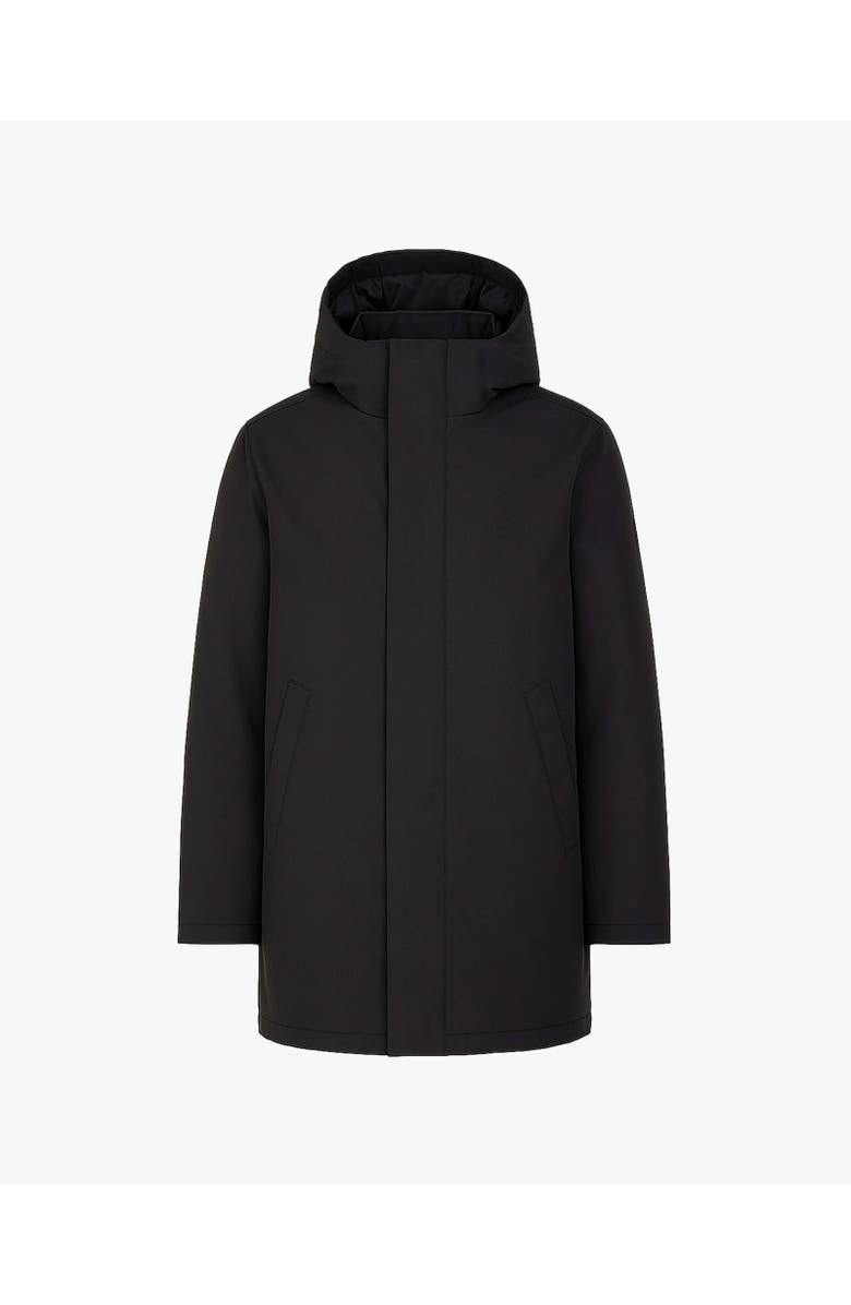 Quartz Co. AUSTIN | Hooded Insulated Winter Jacket, Main, color, Black