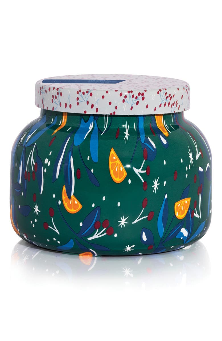 Capri Blue Volcano Pattern Play Signature Jar Candle, Main, color, Volcano