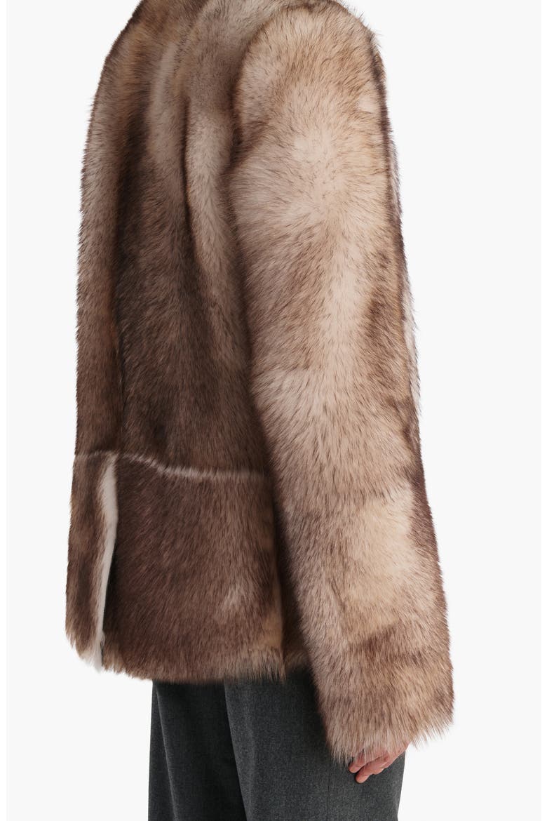 Saraphina Genuine Shearling Jacket, Alternate, color, NATURAL