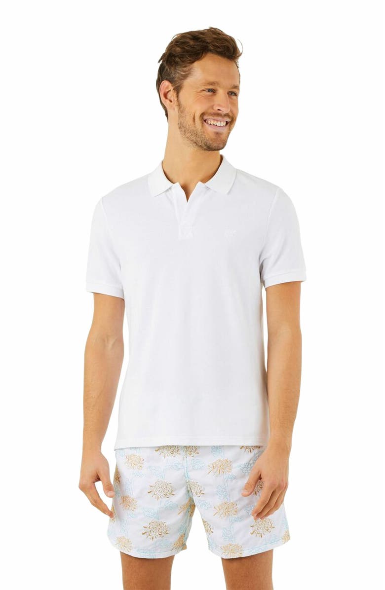 Vilebrequin Men's Solid Cotton Polo, Alternate, color,