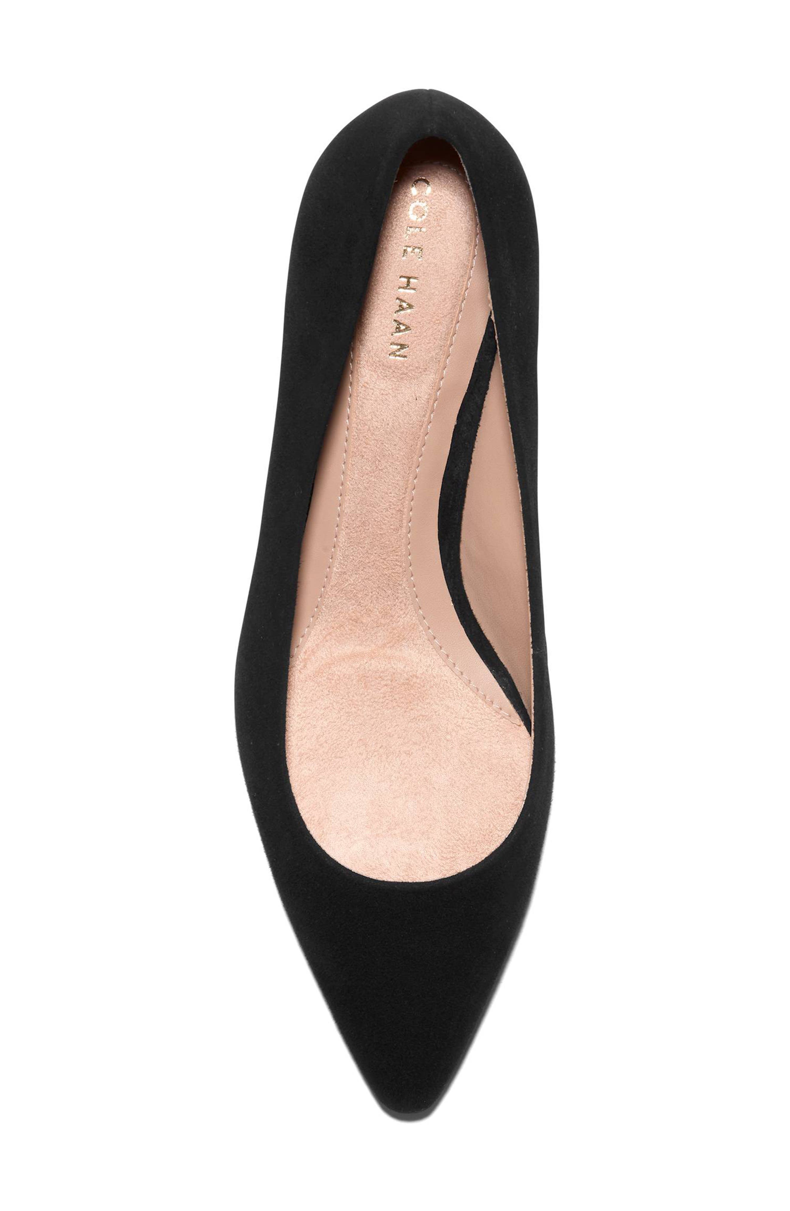 The Go-To Jocelyn Pointed Toe Pump, Alternate, color, BLACK SUEDE