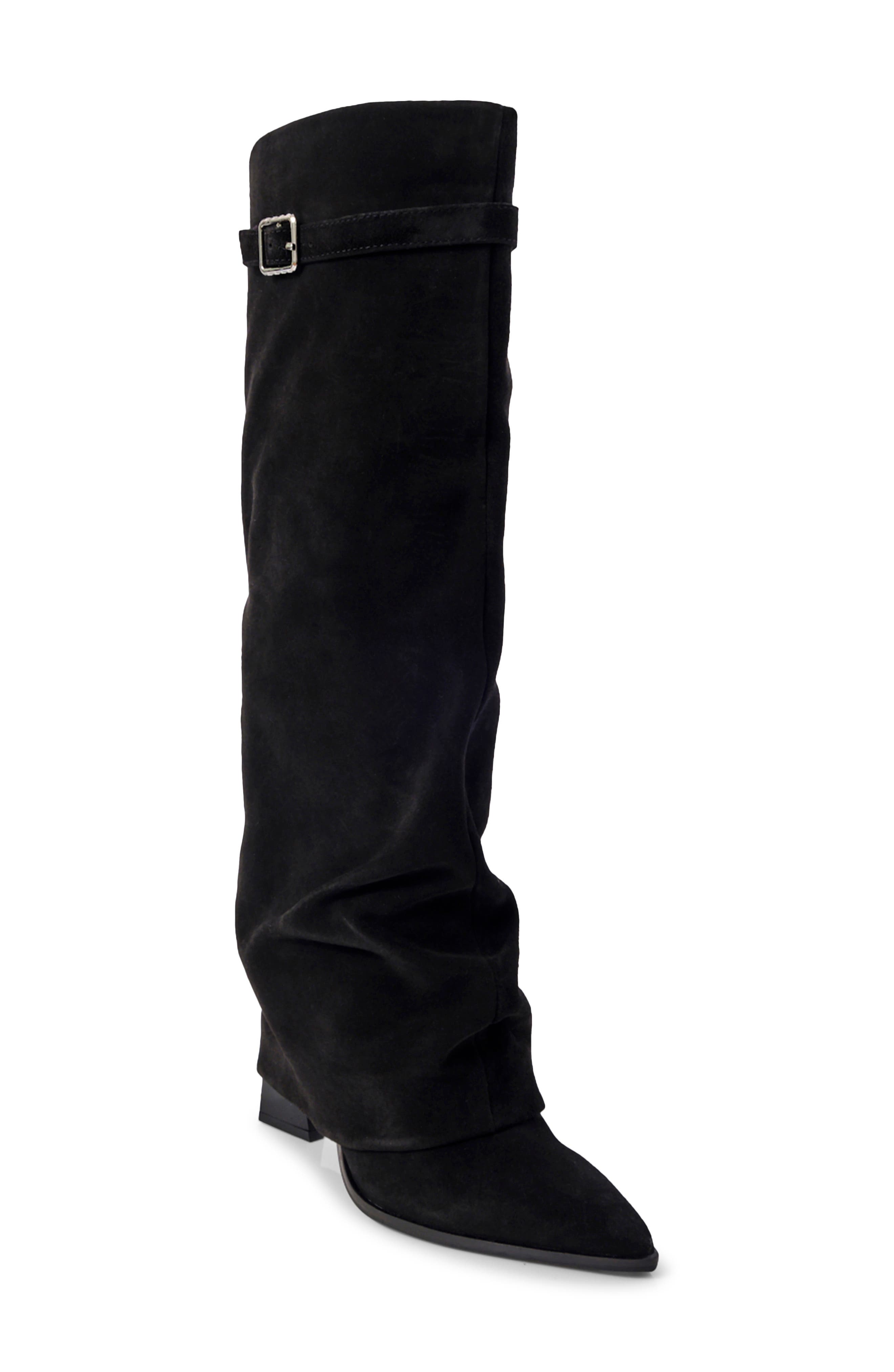 Free People Felicity Foldover Shaft Pointed Toe Knee High Boot, Main, color, 