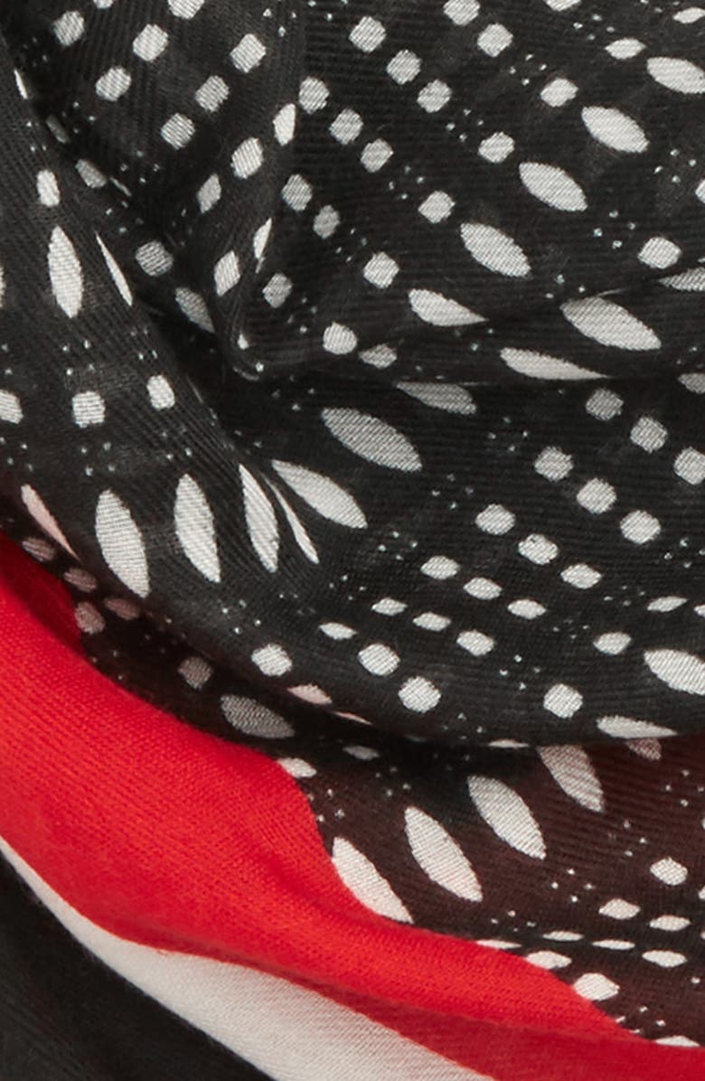 BP. Print Scarf, Alternate, color,