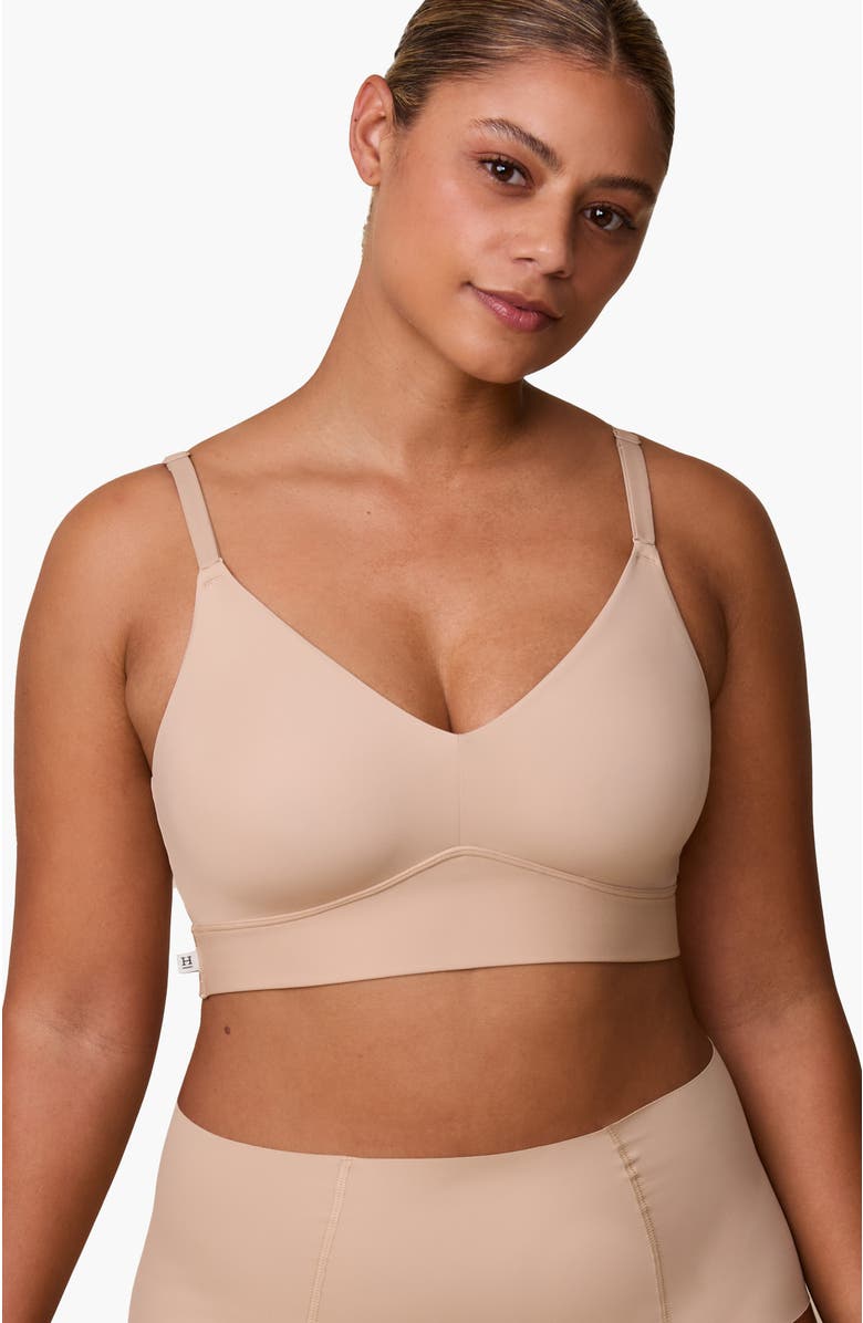 Harper Wilde Bliss Triangle Bralette, Alternate, color, Beige