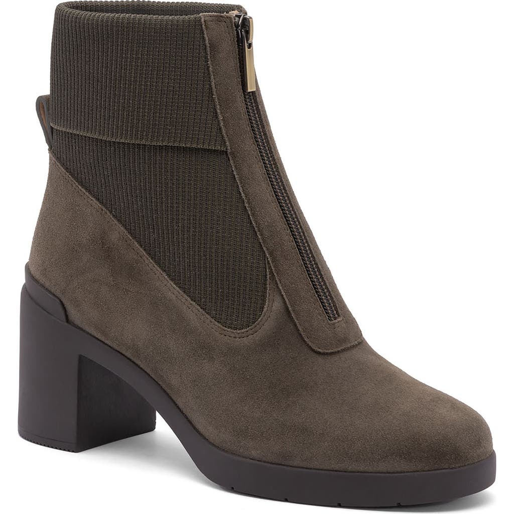 Abeo Metropolis Zip Boot In Olive - Metatarsal