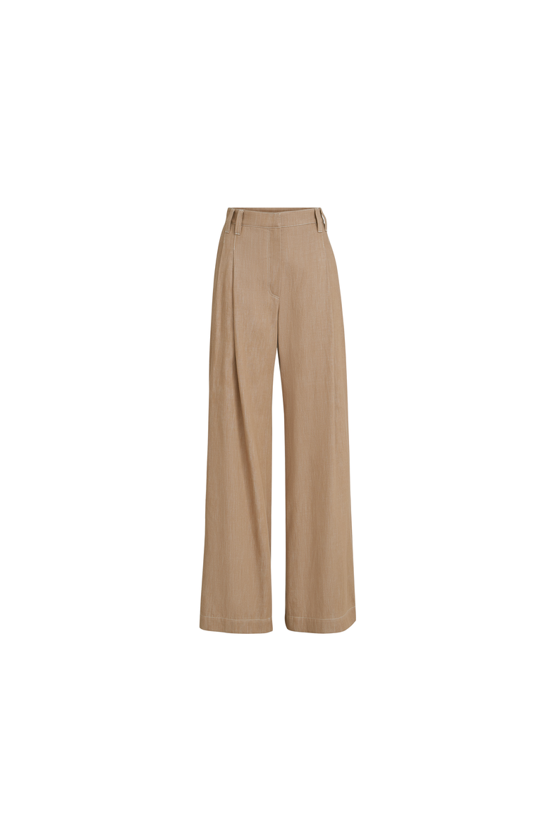 Wide Smart trousers, Alternate, color, Desert