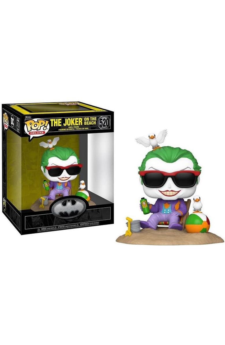 Funko The Joker (Beach) (Batman 85th Anniversary) Deluxe Funko Pop!, Main, color, Black