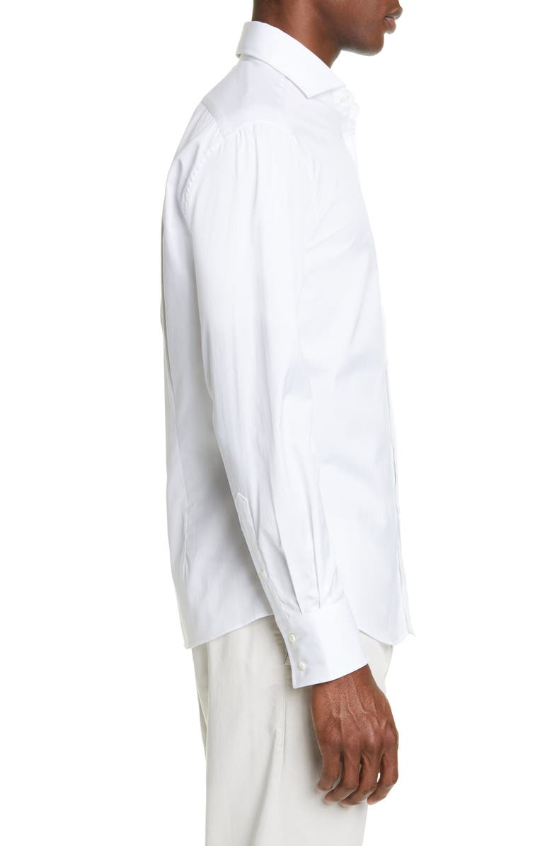 Brunello Cucinelli Slim Fit Button-Up Shirt, Alternate, color, 