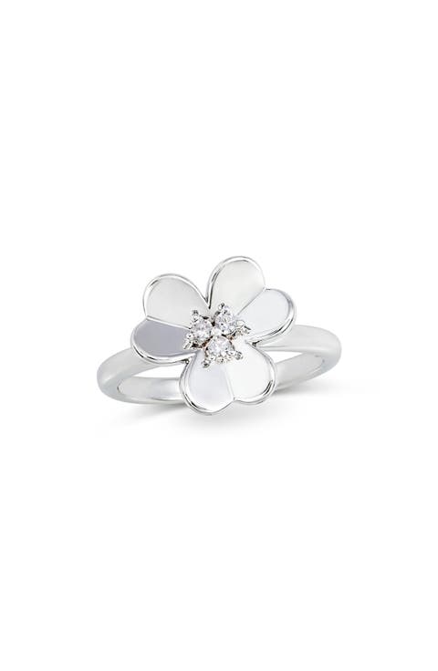 Clover Sterling Silver Ring