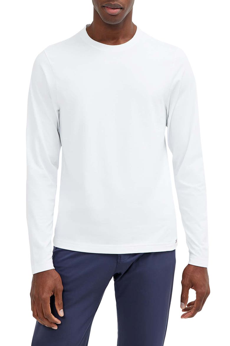 Element Long Sleeve Organic Cotton Blend T-Shirt, Main, color, BRIGHT WHITE