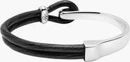 Nialaya Hook Leather Bracelet