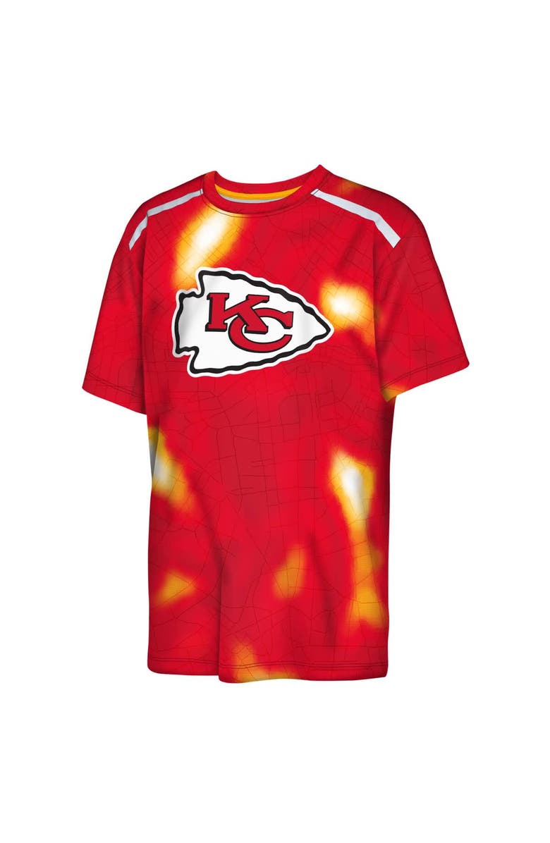 Outerstuff Youth Outerstuff Red Kansas City Chiefs End Zone Dri-Tek T-Shirt, Alternate, color, Red