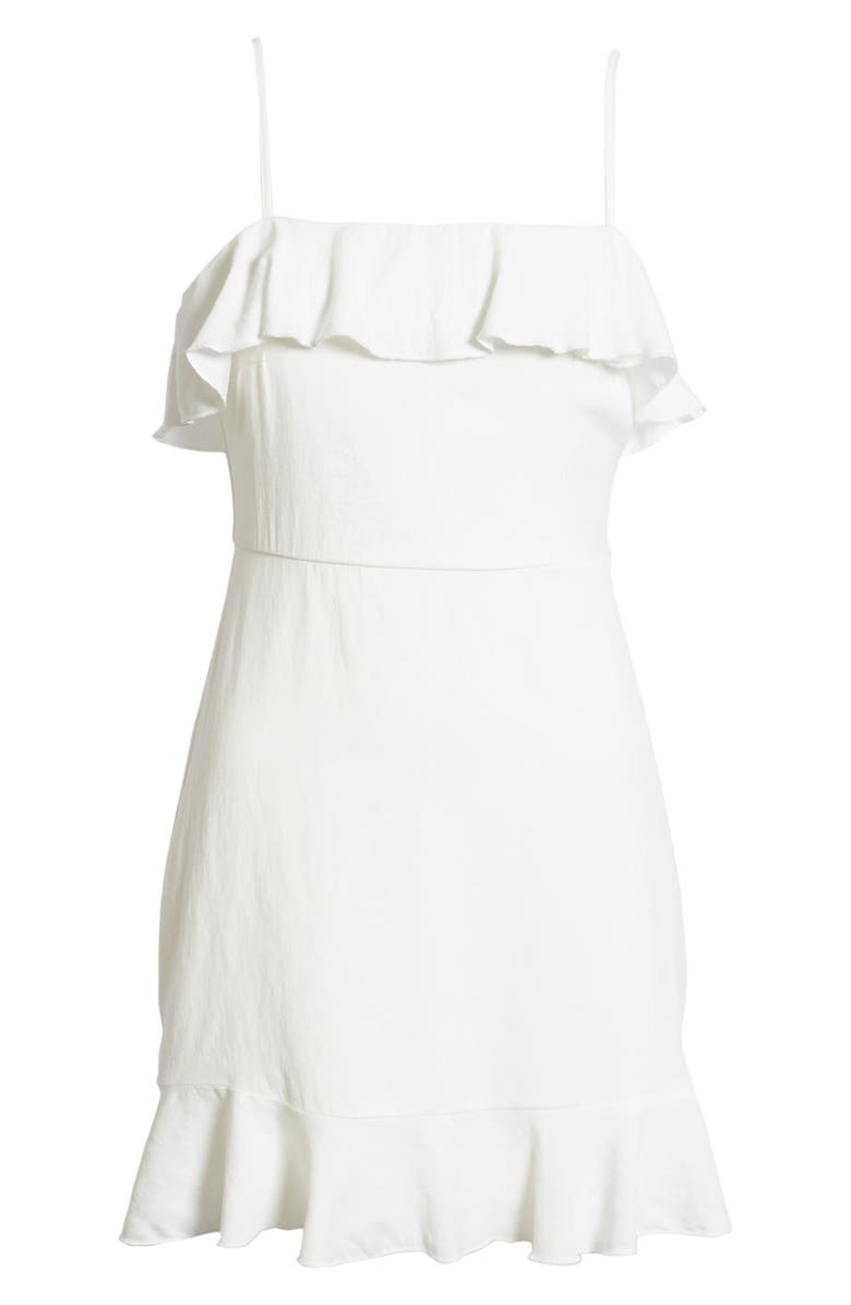 Row A Ruffle Minidress, Alternate, color, 