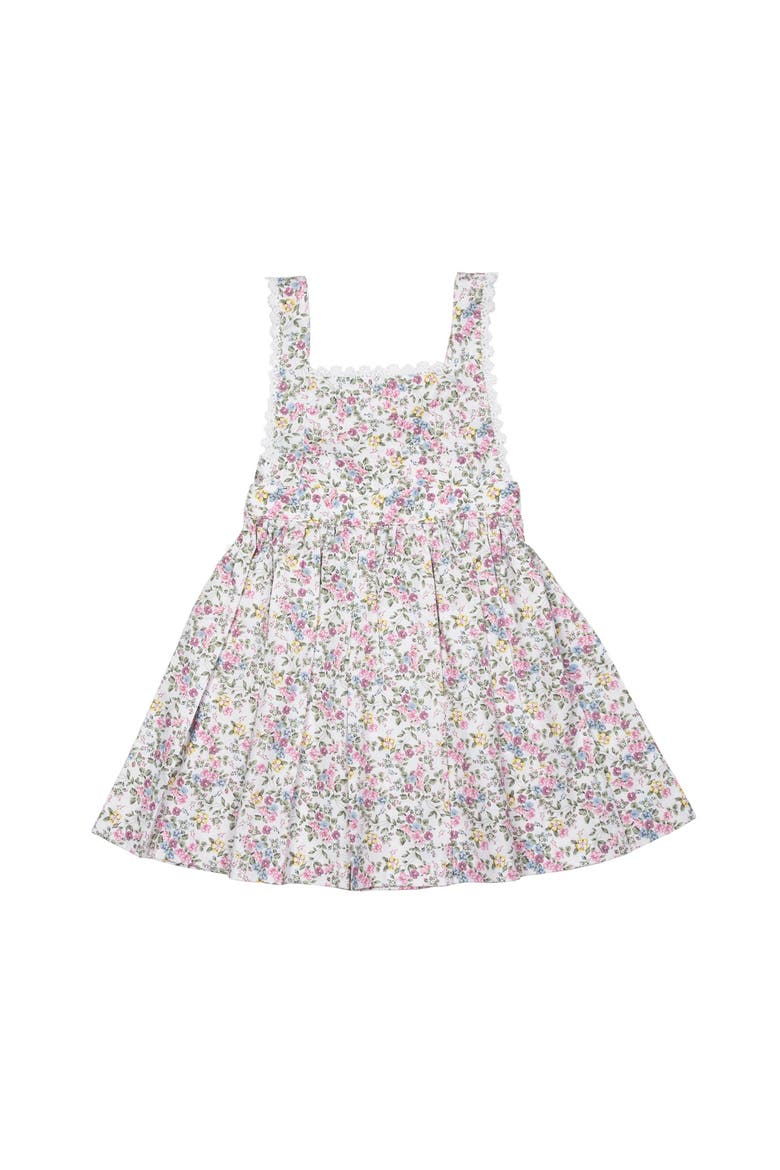 Ana Pinafore Dress, Main, color, Pink Multi