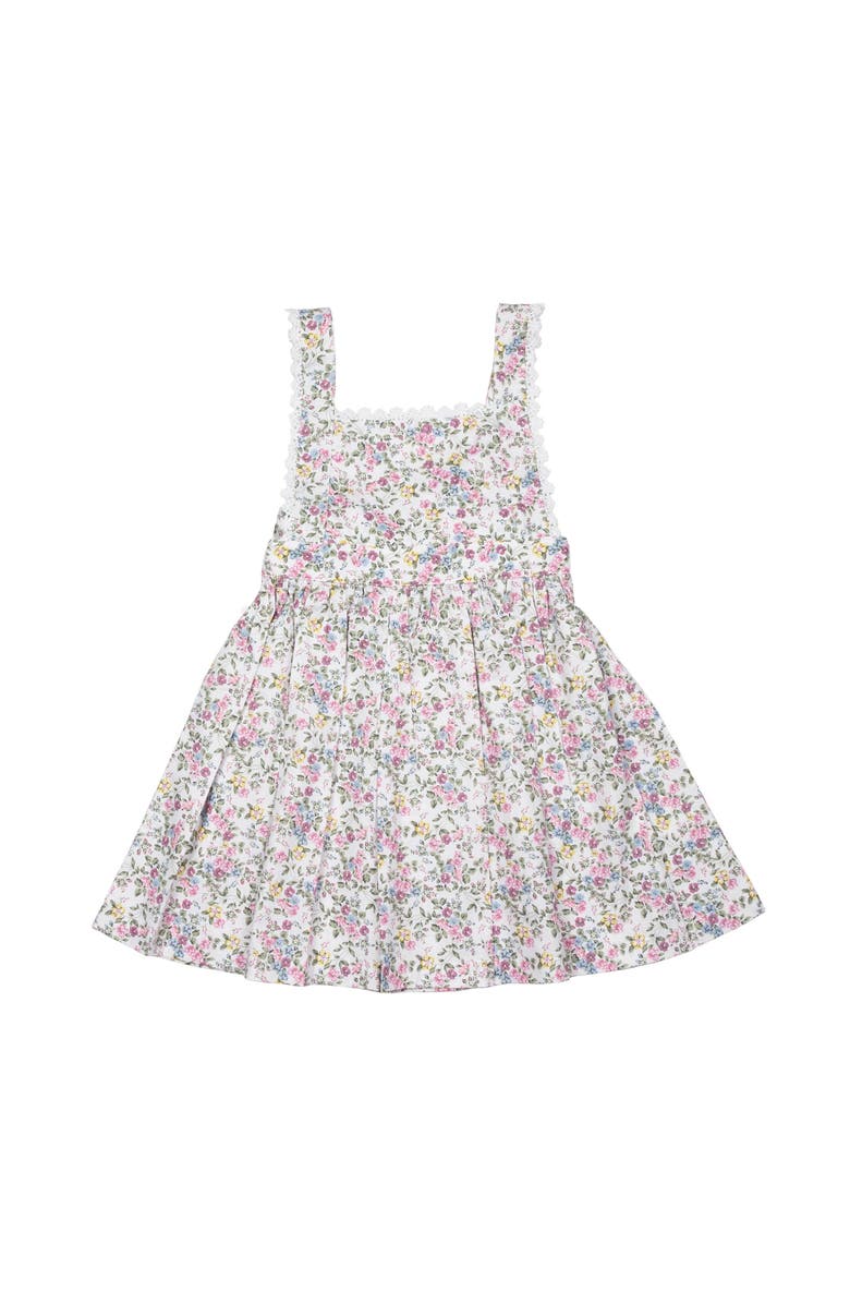 Cuclie Ana Pinafore Dress, Main, color, Pink Multi