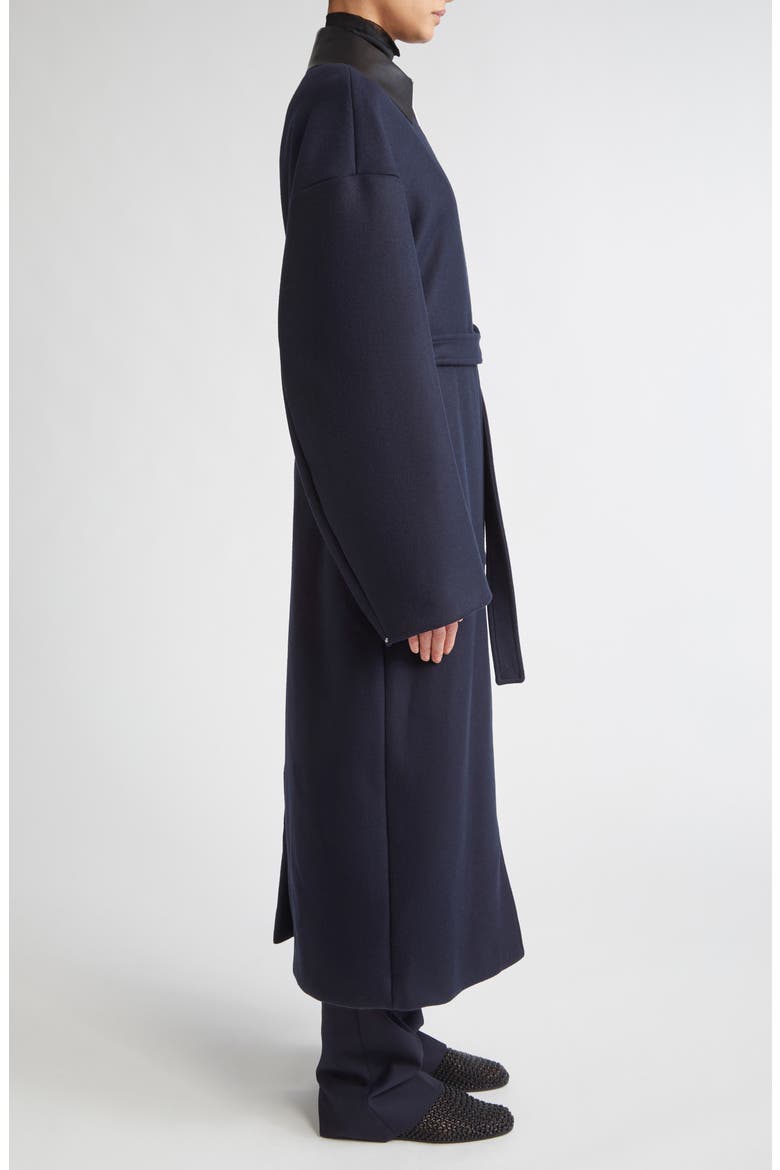 Gene Wool Belted Coat, Alternate, color, MIDNIGHT BLUE