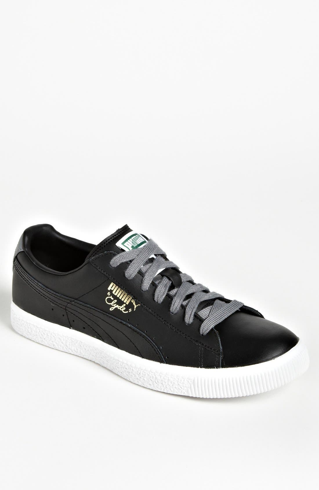 'Clyde' Sneaker, Main, color, BLACK/ QUIET SHADE/ WHITE