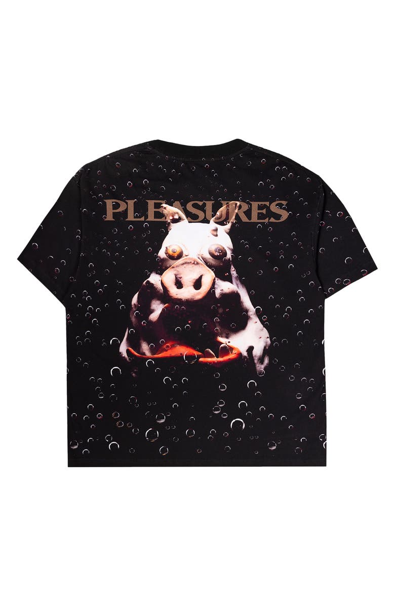 PLEASURES Pork Soda Graphic T-Shirt, Alternate, color, Black
