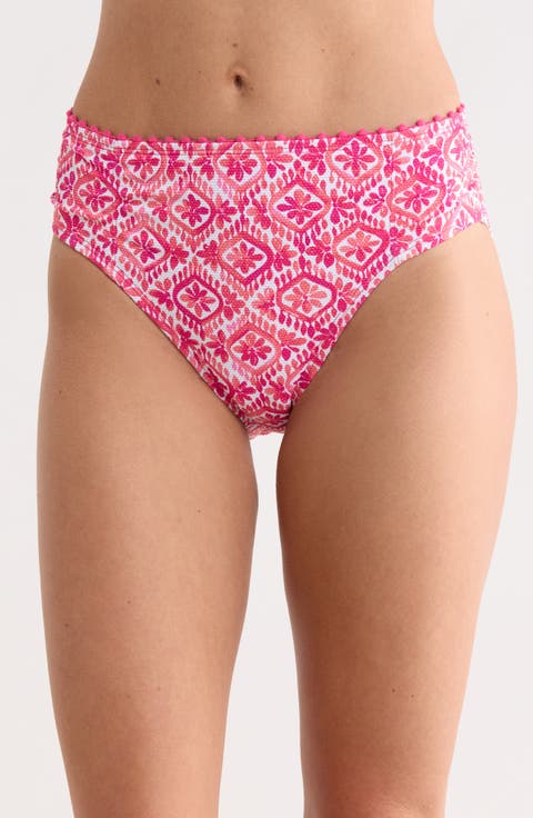 Island Cays Shell Beach High Waist Bikini Bottoms