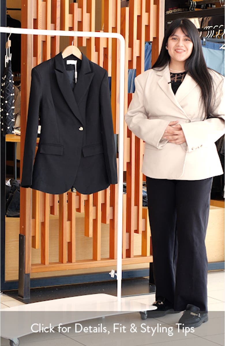 Danity One-Button Blazer, sales video thumbnail