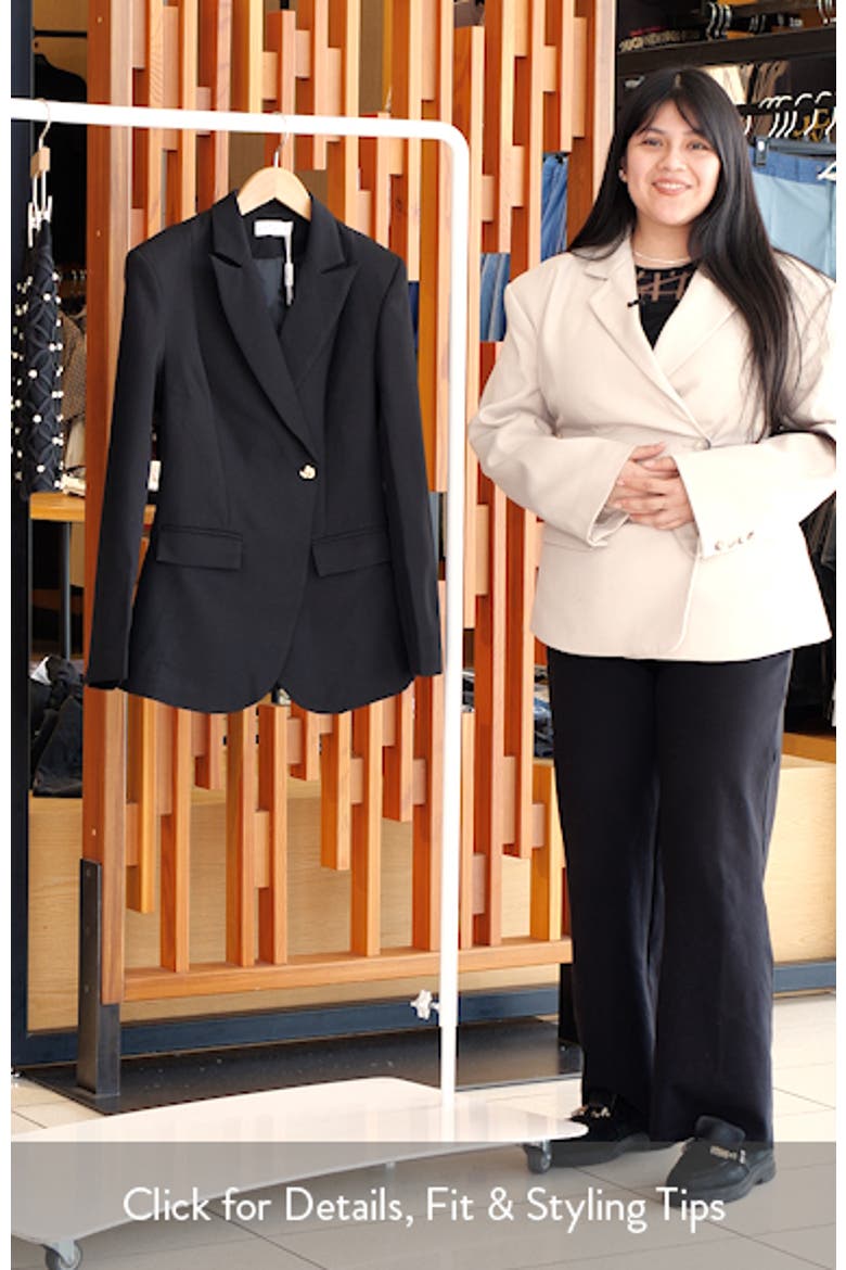 Danity One-Button Blazer video