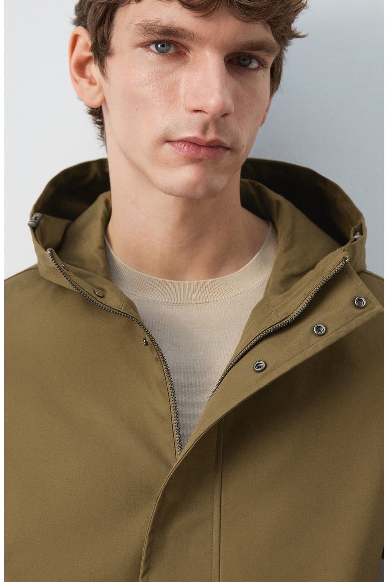 Water Repellent Parka, Alternate, color, OCHRE