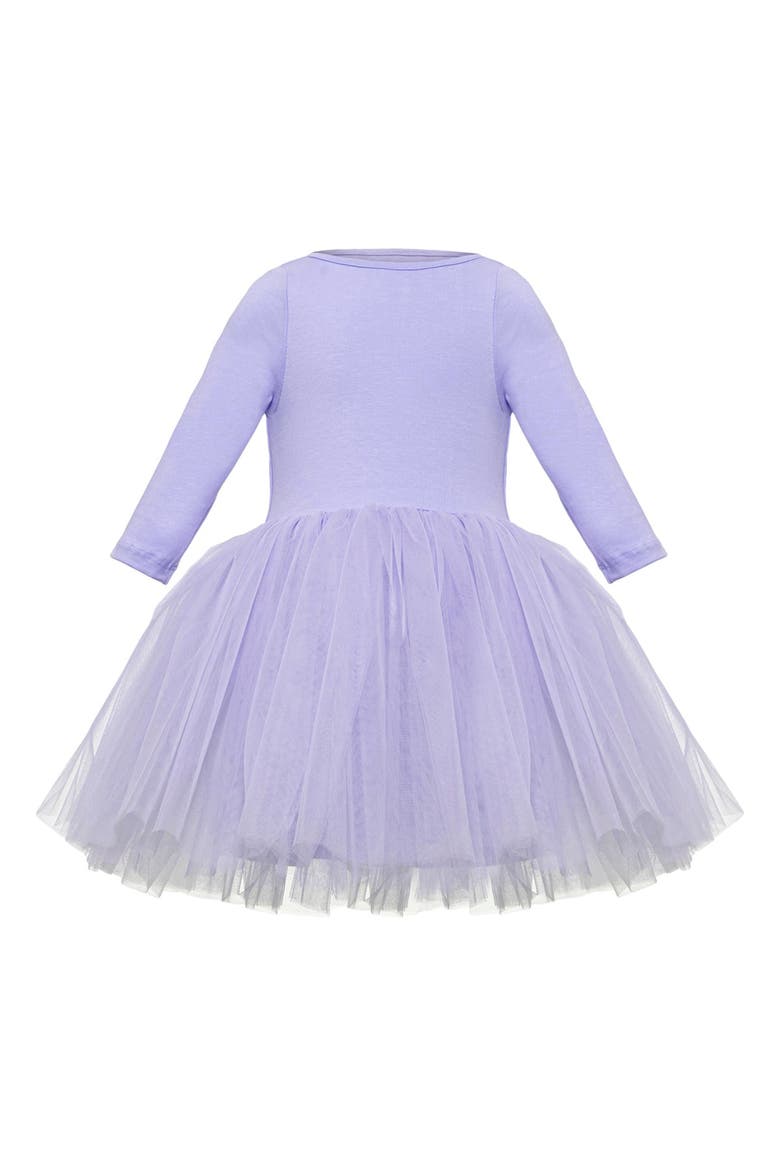 Cotton Tulle Dress, Main, color, Purple Bloom