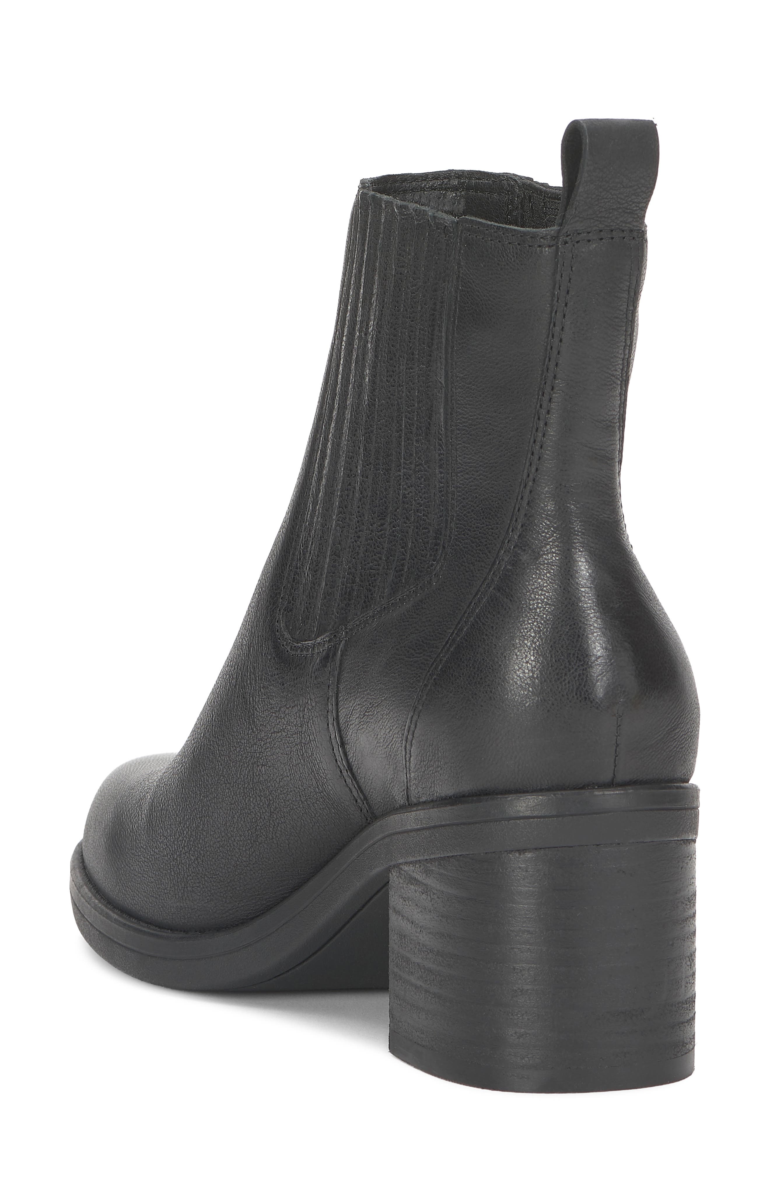 Akela Leather Chelsea Boot, Alternate, color, BLACK 01