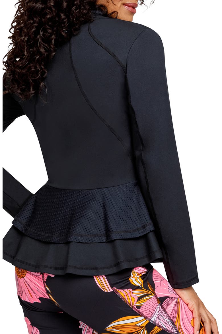 Rachel Zip-Up Jacket, Alternate, color, ONYX