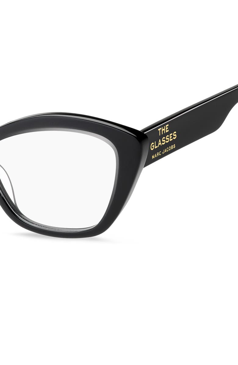 Marc Jacobs 53mm Rectangular Optical Glasses, Alternate, color, 