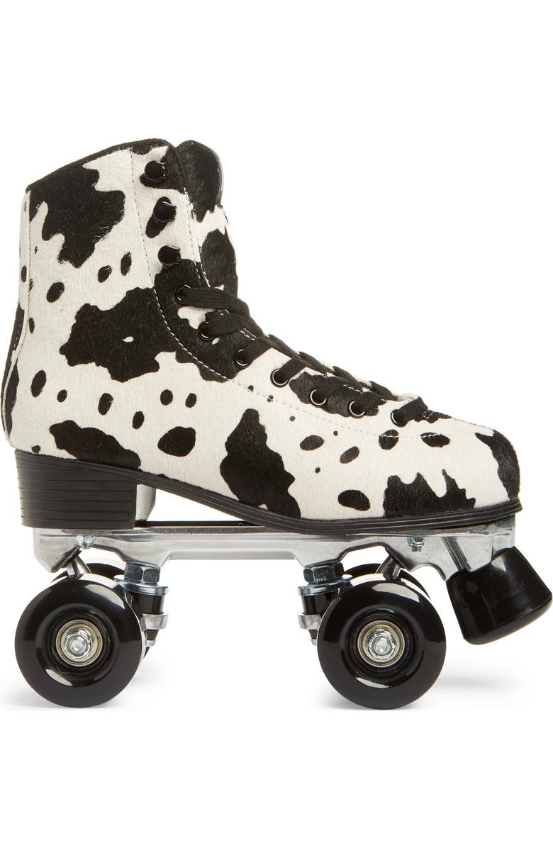 INTENTIONALLY BLANK Whip It Genuine Calf Hair Roller Skates, Alternate, color,