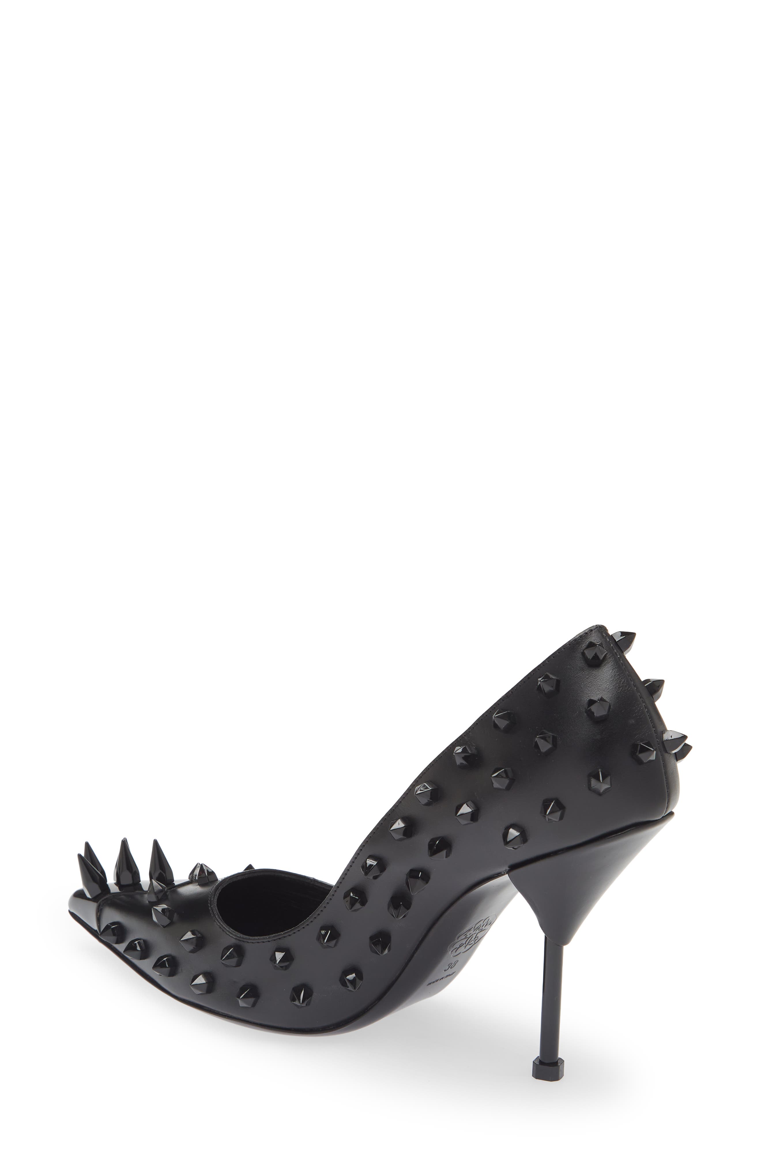 McQueen Punk Stud Pump, Alternate, color, 