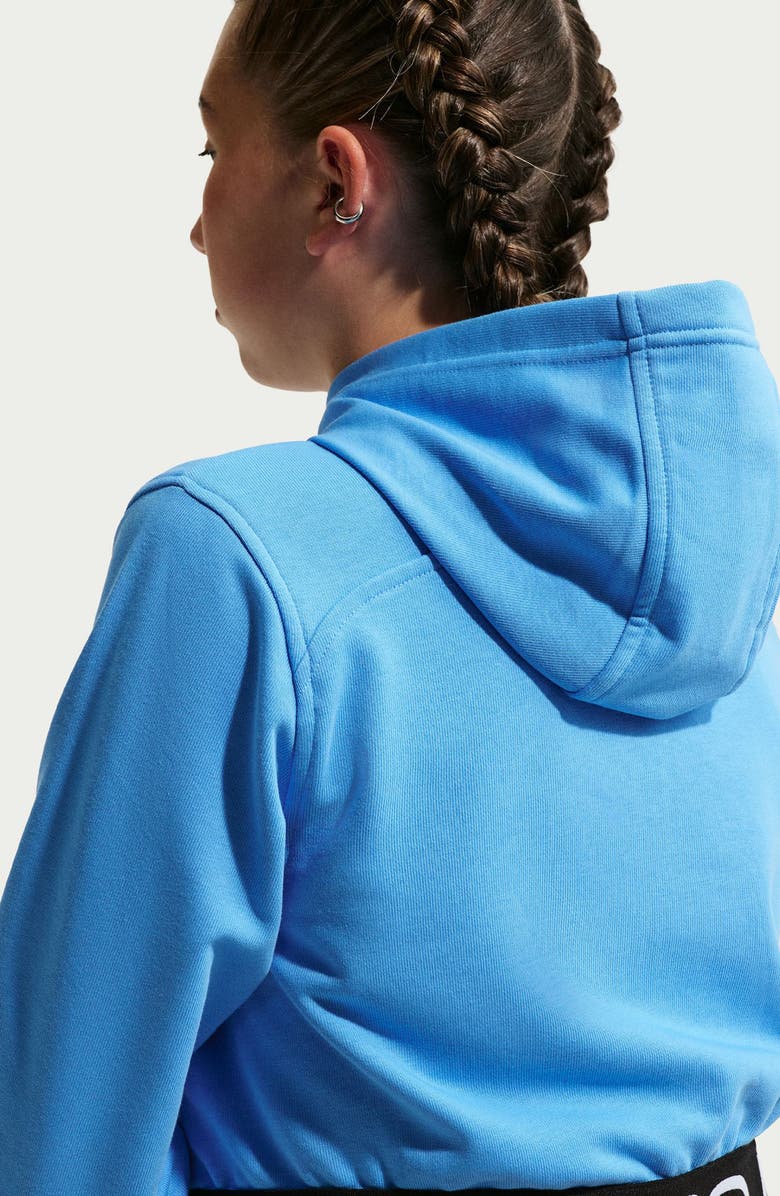 Nike Kids' Dri-FIT Zip-Front Hoodie, Alternate, color, University Blue