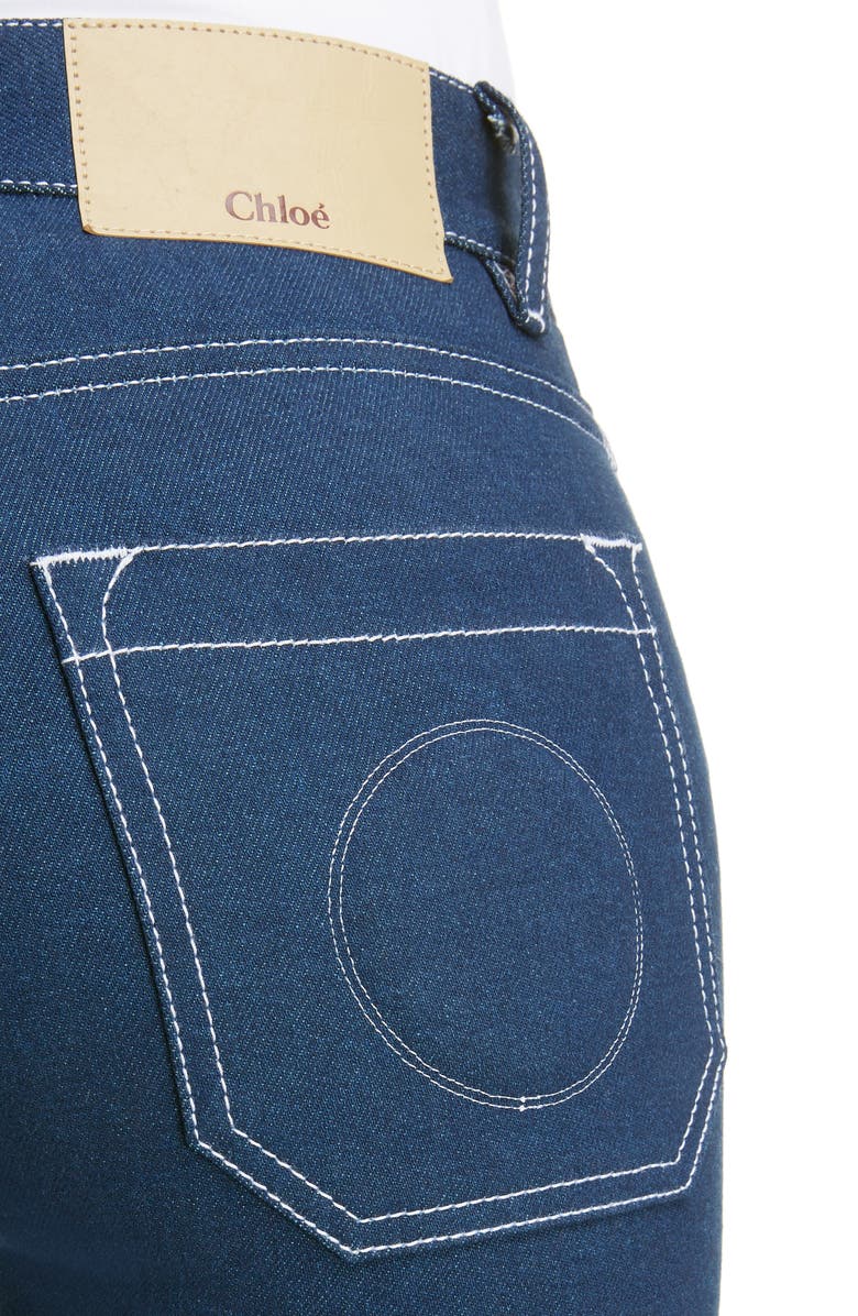 Chloé Slim Straight Leg Jeans, Alternate, color,