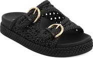 MIA Braided Buckle Strap Platform Sandal