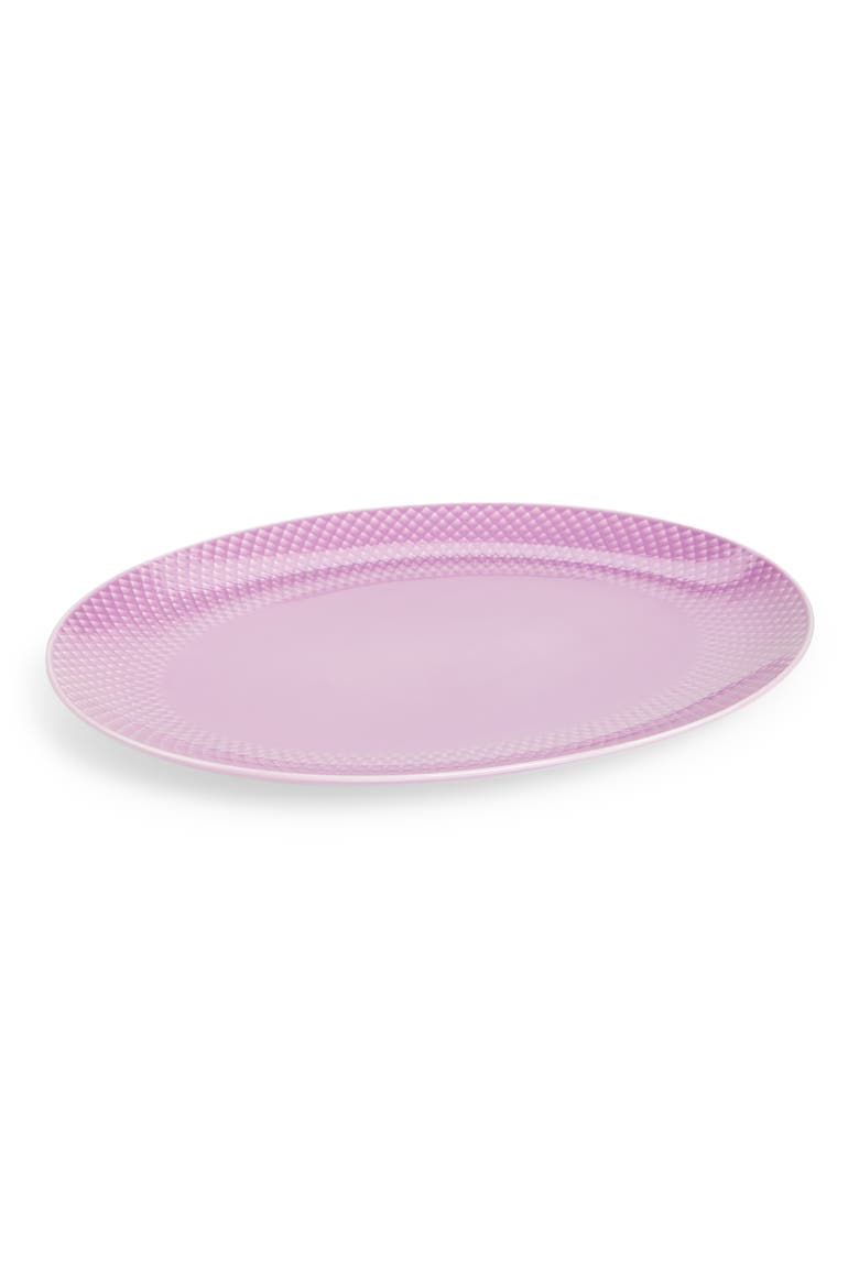 Rhombe Color Oval Serving Dish, Main, color, PURPLE