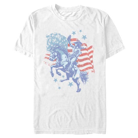 Men's Lost Gods Proud American Cowgirl  Graphic T-Shirt
