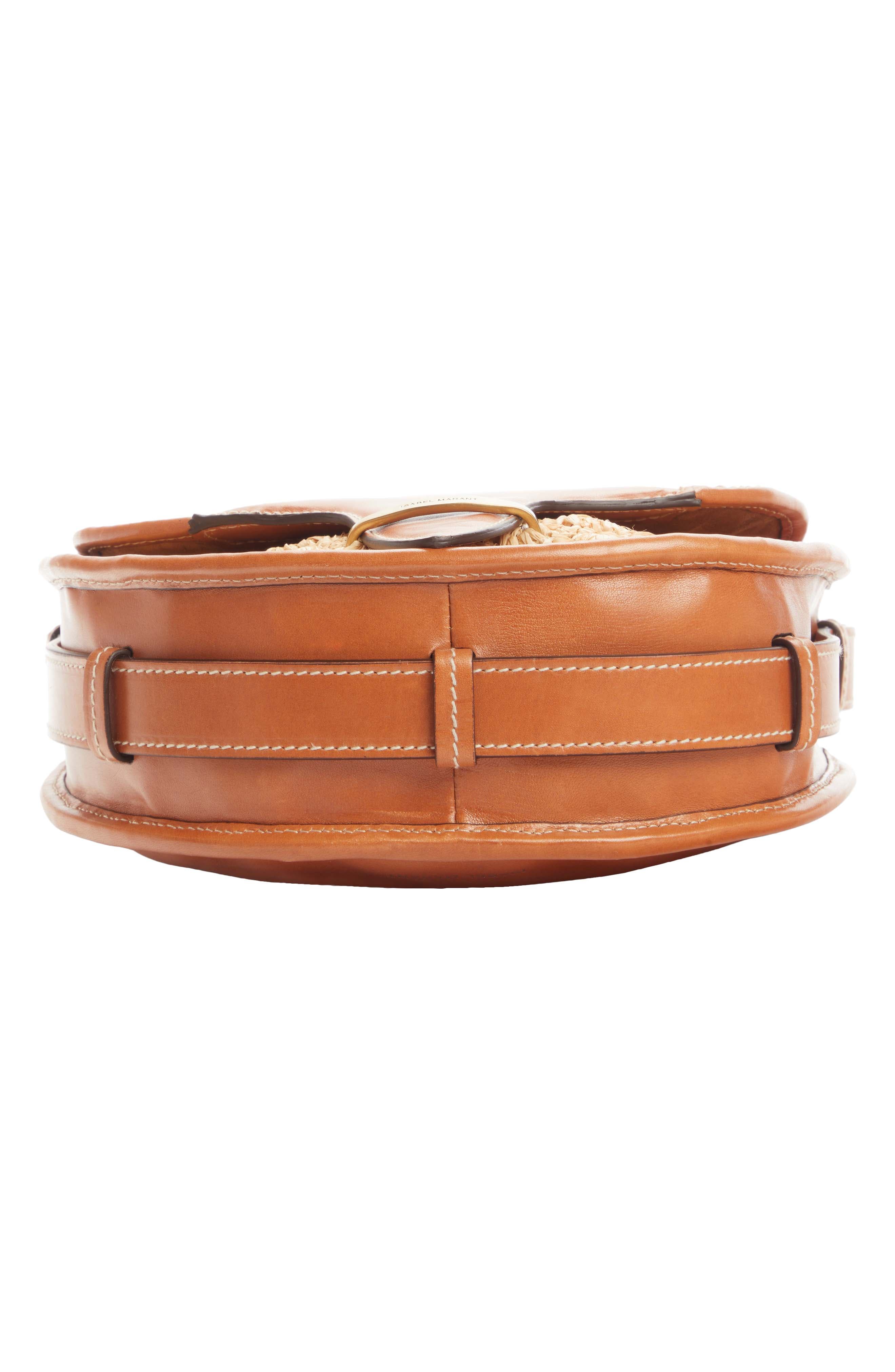 Isabel Marant Botsy Crochet Saddle Bag, Alternate, color, 