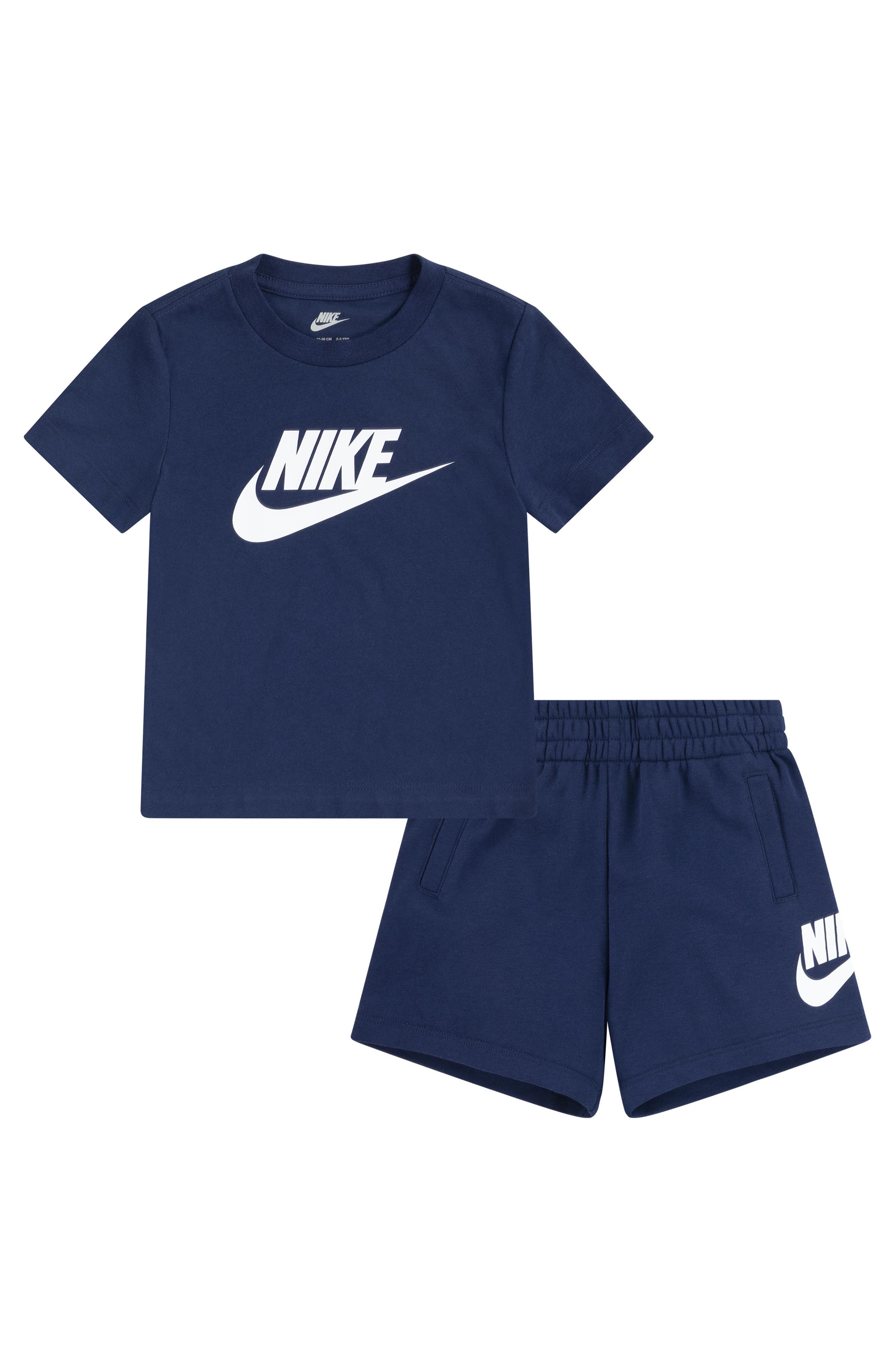 Nike Kids' Club Logo Graphic T-Shirt & Shorts Set