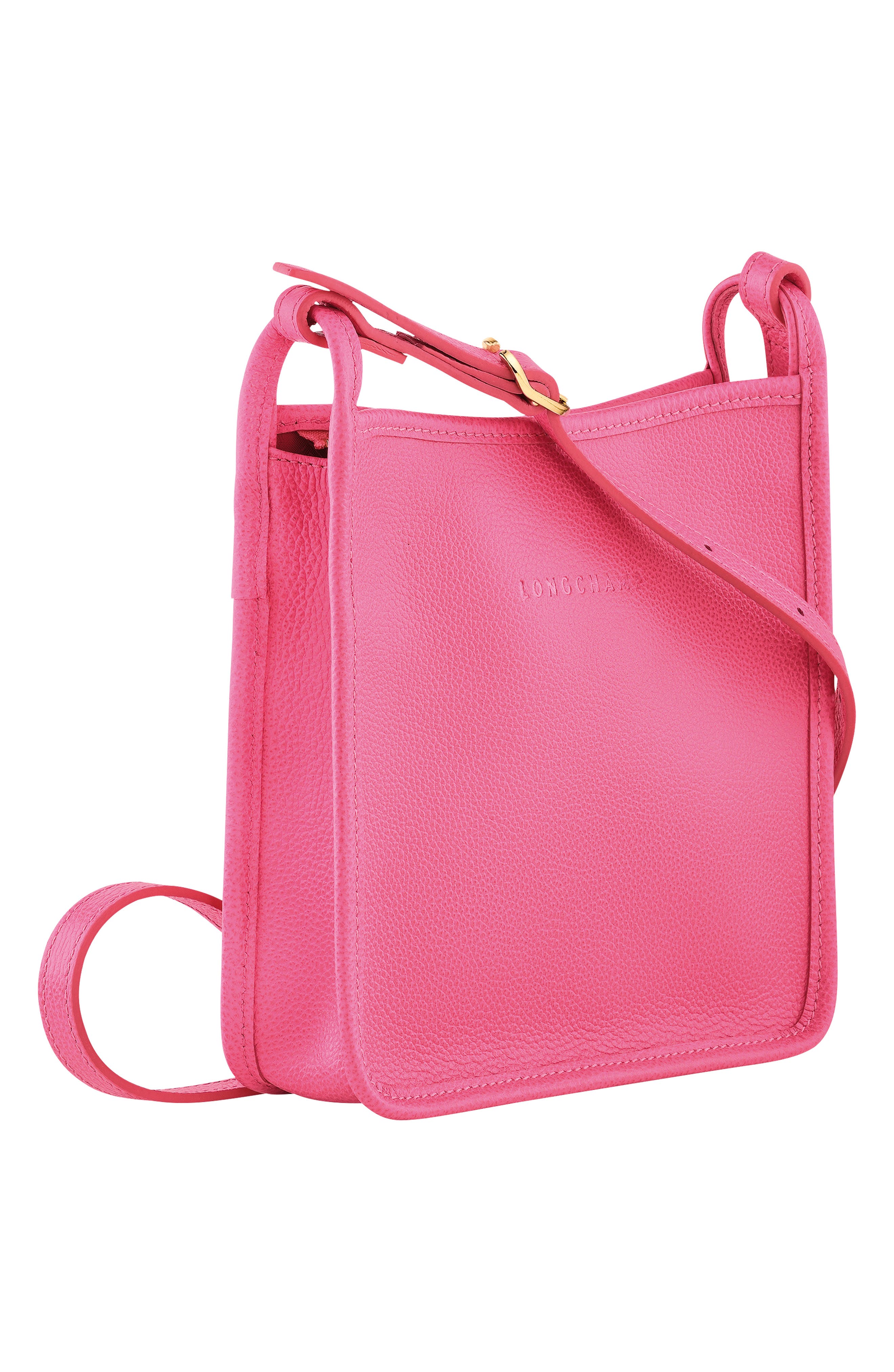 Longchamp Small Le Foulonné Leather Crossbody Bag, Alternate, color, 