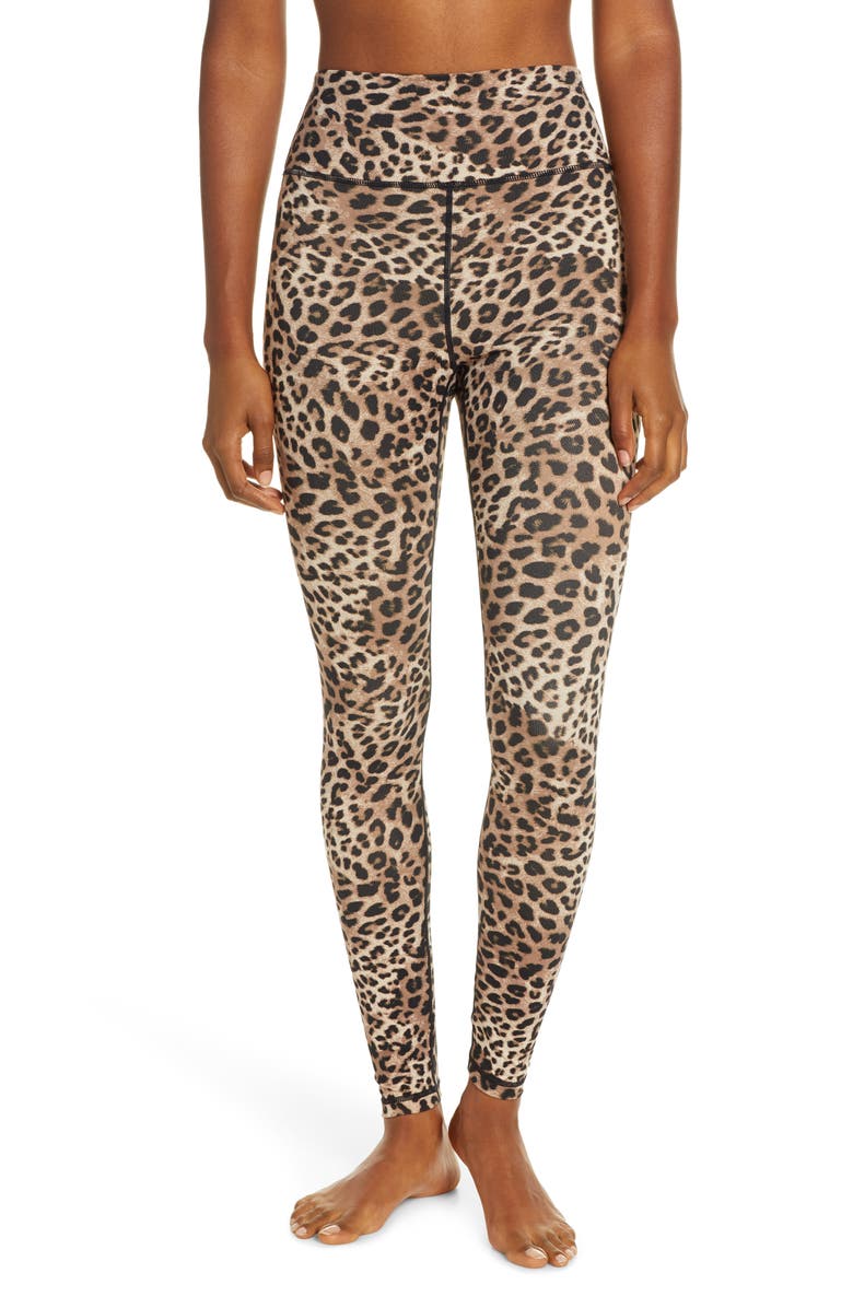 Spiritual Gangster Spritual Gangster Perfect Cheetah Print Leggings, Main, color,